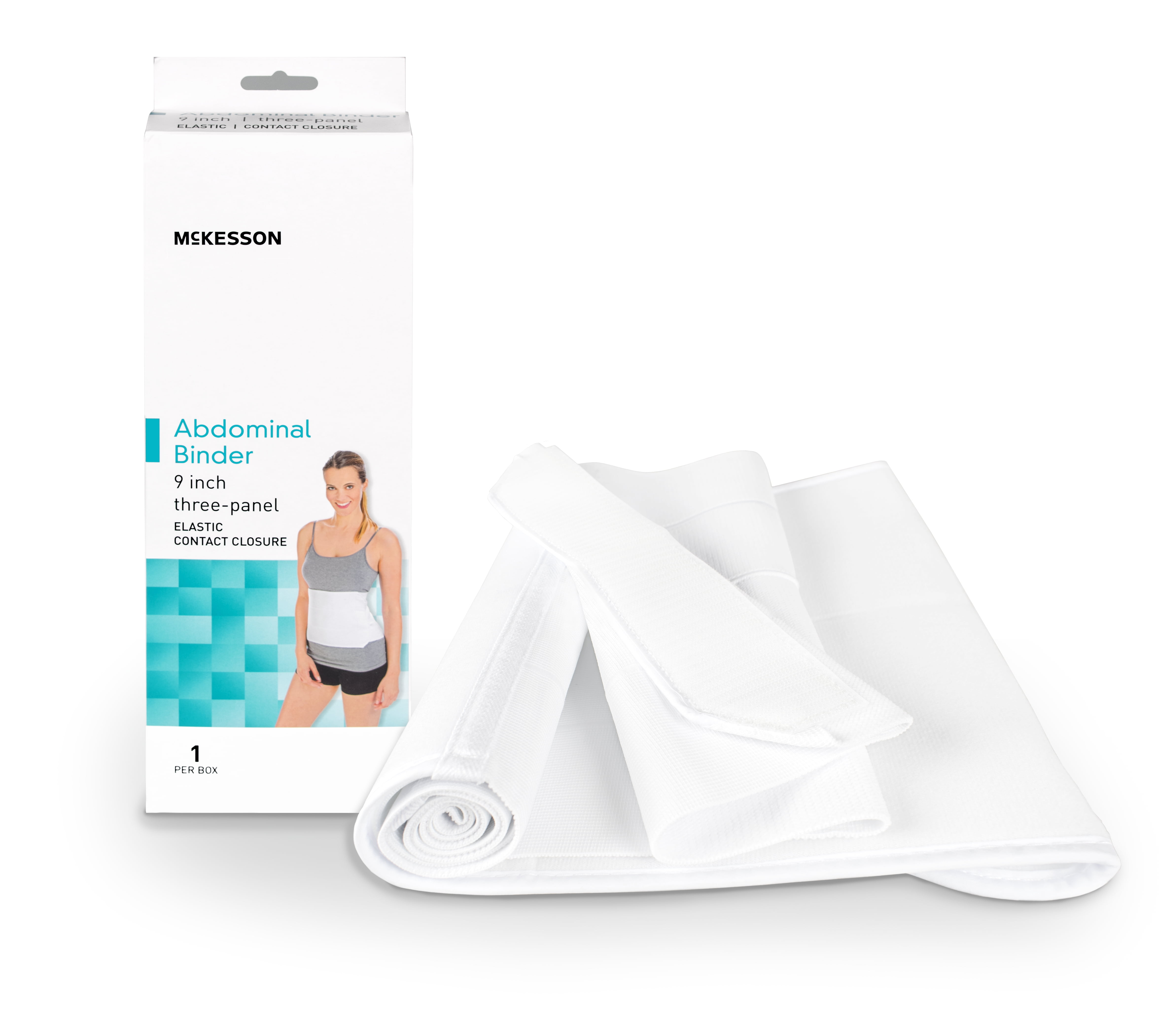 McKesson Abdominal Support, Small-Medium, 30 in to 45 in Waist Circumference, 1 Ct