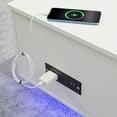 Extra Savings! LED Lift Top Coffee Table with Charging Station