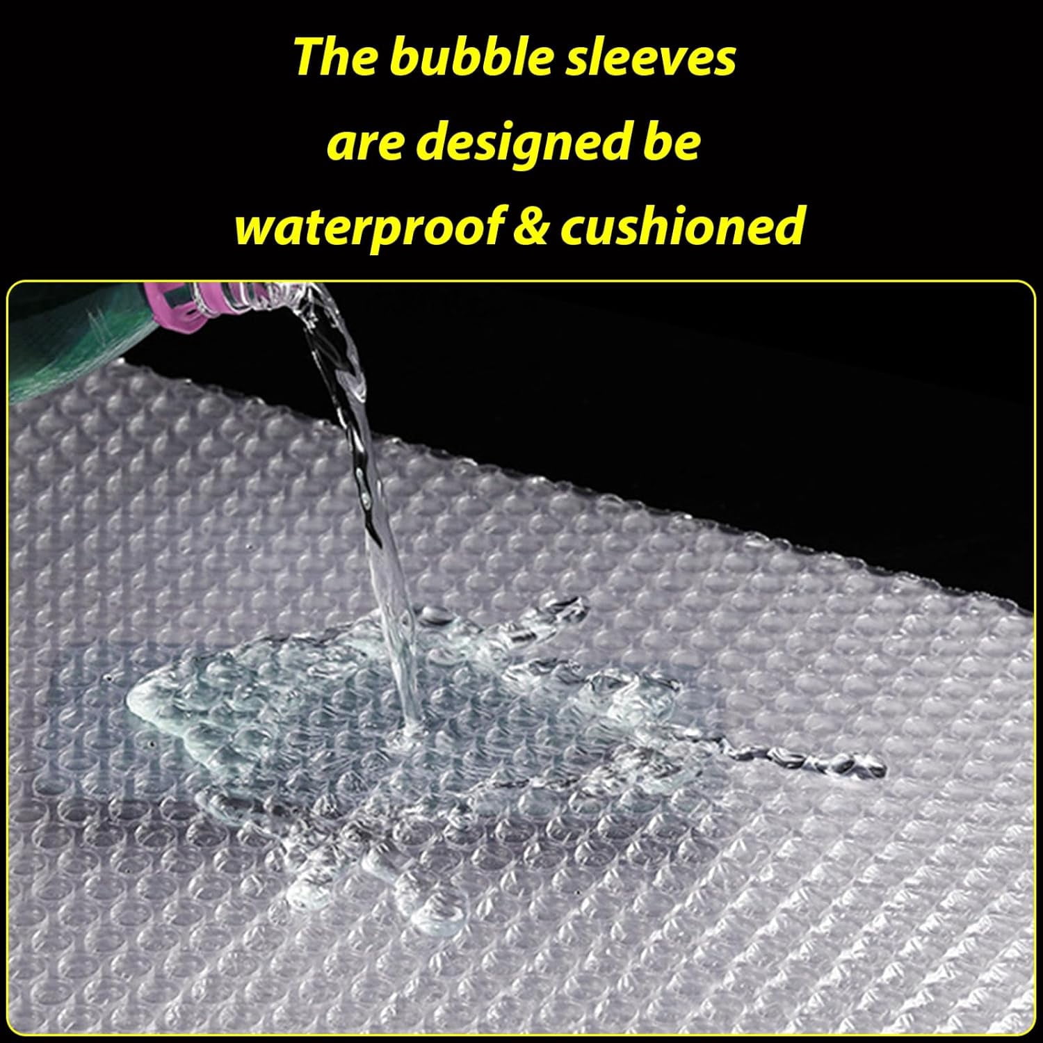 50 Pcs Bubble Pouch Wraps, 12''x14'' Clear Bubble Out Bags for Packing, Double Walled Cushioning Bags for Shipping, Storage and Moving(Not Self-Seal)