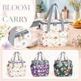 thumbnail image 2 of Insulated Tote Bag | Reusable Lunch Bag | Leak Proof Cold Retention Tropical Pattern Bag for Work Outdoor Picnic Holiday Gift, 2 of 6