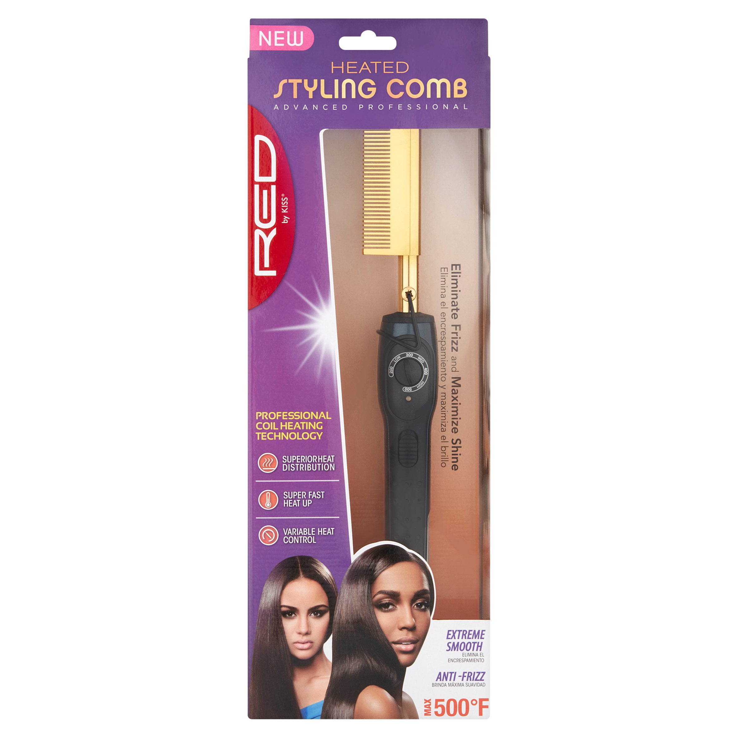heated styling comb