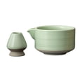 thumbnail image 1 of DOLITY Matcha Bowl and Whisk Rest Fashion Tea Utensils for Desktop Tea Room Kitchen Green, 1 of 9