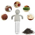 thumbnail image 3 of Gnmfd Human Shaped Tea Infuser Stainless Steel Mesh Tea Filter Funny Creative Loose Leaf Tea Maker for Office Home Kitchen Tea Lovers Gift, 3 of 4