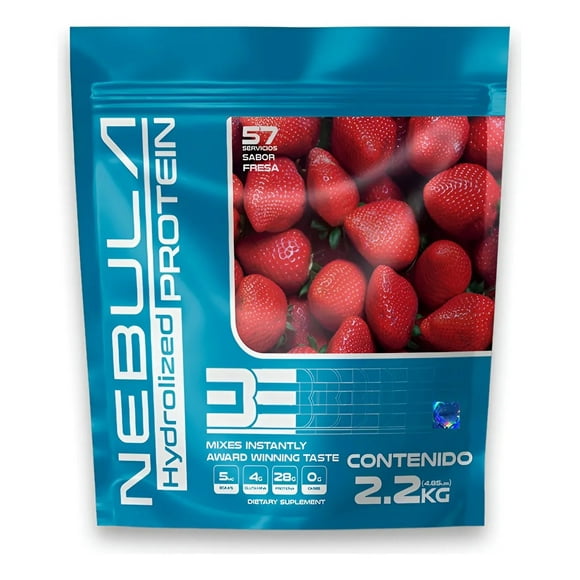 BE SUPPLEMENTS | NEBULA Hydrolized protein, Sabor fresa | 2.2 kg