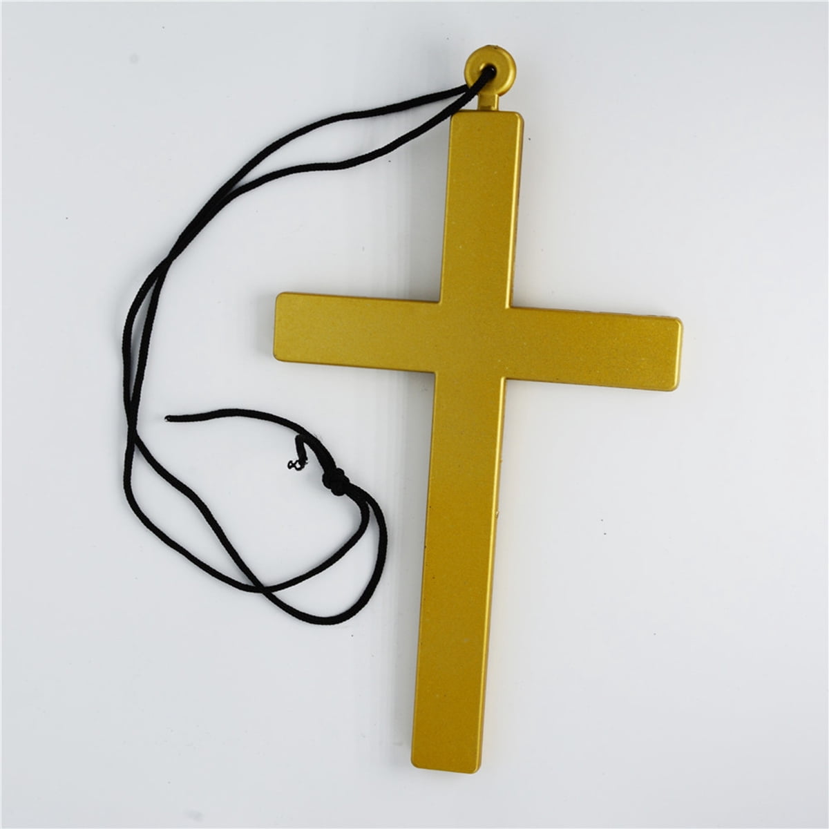 5pcs Golden Plastic Cross Necklace 