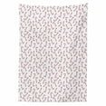 thumbnail image 2 of Candy Cane Tablecloth, Aquarelle Style Sweets Traditional Christmas Festivity Winter Celebrations, Rectangle Satin Table Cover for Dining Room and Kitchen, 52" X 70", Orange and Blue, by Ambesonne, 2 of 2