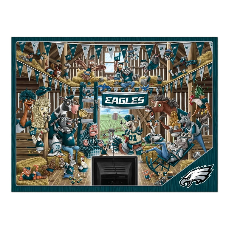 YouTheFan NFL Philadelphia Eagles Barnyard Fans Puzzle - 500 Piece