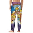thumbnail image 3 of Simpsons Men's Sleeping Pants Soft Pajama Lounge Pants Casual Sleep Pants S, 3 of 7