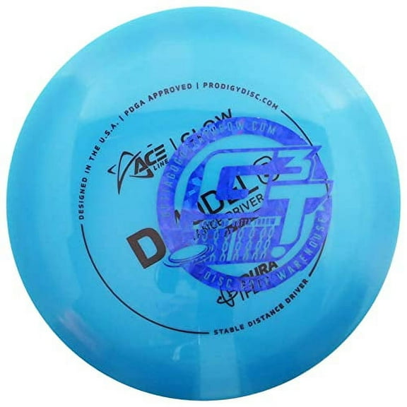 Prodigy Discs Factory Second Ace Line Glow DuraFlex D Model S Distance Driver Golf Disc [Colors and Hot Stamps Will Vary] - 170-175g