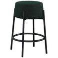 thumbnail image 1 of Meridian Furniture Avalon Green Boucle Fabric Counter Stool, 1 of 4