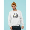 thumbnail image 2 of Bear In A Good Mood Sweatshirt Men -Smartprints Designs, Male Small, 2 of 4