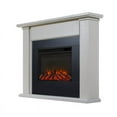 thumbnail image 6 of Real Flame Tejon 52" Slim Solid Wood and Glass Electric Fireplace in Bone White, 6 of 13