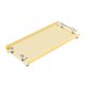 thumbnail image 5 of Bandeja rectangular para servir con asas, bandeja para mesa de centro, ideal para encimeras y dormitorios. Amarillo L, 5 of 9