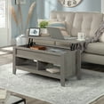 thumbnail image 3 of Sauder Dakota Pass Wood Lift-Top Coffee Table in Mystic Oak, Mystic Oak Finish, 3 of 12