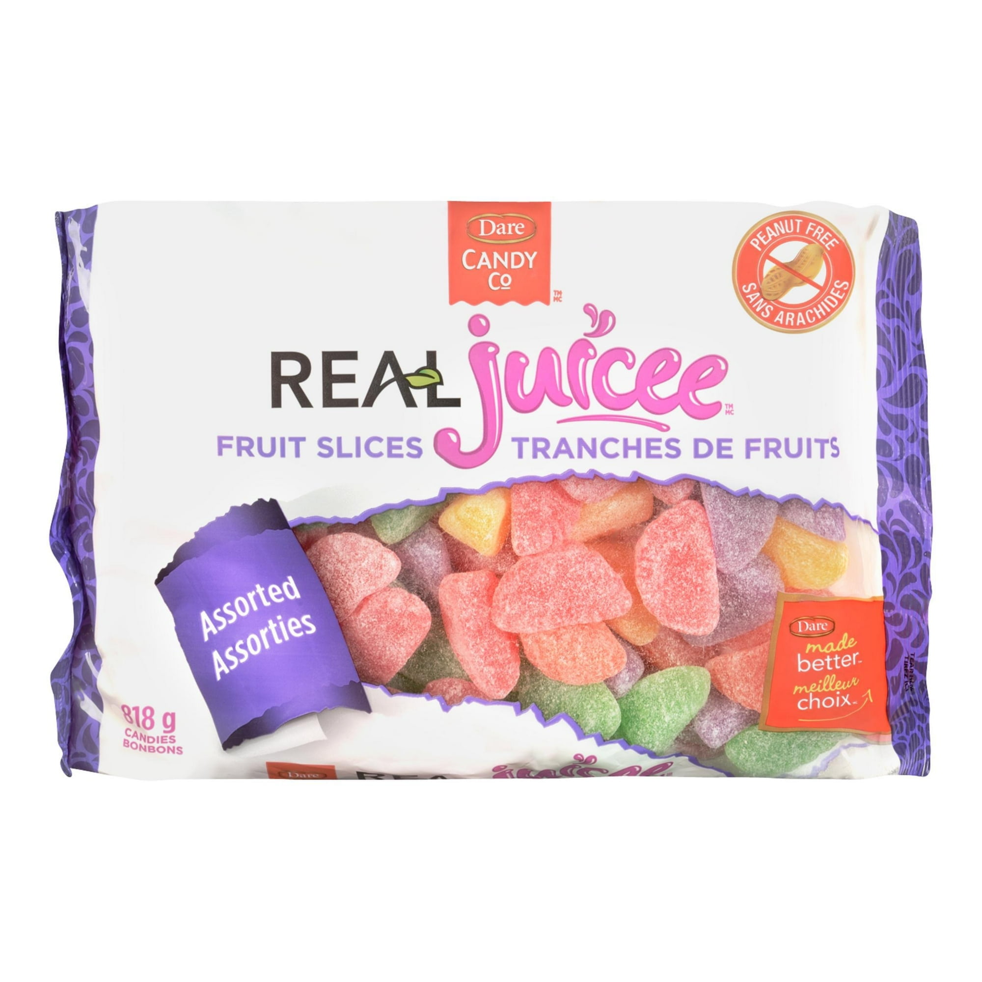 REALJUICEE Tranches de fruits Bonbons, Dare Real Juicee