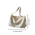 thumbnail image 3 of Vadktai Tote Bag for Women, Foldable Tote Bag With Zipper Large Shoulder Bag Top Handle Handbag for Travel, Work, 3 of 6