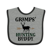 Inktastic Bow Hunter Gramps Hunting Buddy Boys Baby Bib