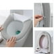 thumbnail image 1 of Toilet Seat Cover Bathroom Soft Thicker Warmer With Snaps Fixed Stretchable Washable Fiber Cloth Toilet Seat Covers Pads Reusable Easy Installation Cleaning, 1 of 8