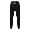 thumbnail image 4 of OSOLU Solid Color Men's Sports Sweatpants Fitness Slim Trousers Casual Jogging Street Pants With Zipper Pockets Daily Relaxed Fit Breathable Bottoms, 4 of 7