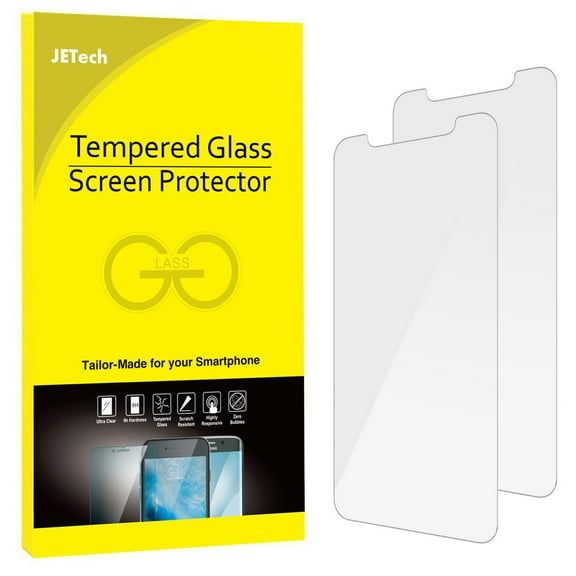 iPhone X Screen Protector, JETech 2-Pack Tempered Glass Screen Protector Film for Apple iPhone 10
