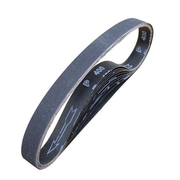 POWERTEC 414232S 1" x 42" Sanding Belts, Silicon Carbide Abrasive 320