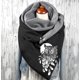 thumbnail image 1 of Bufanda de algodón con botones cálidos para mujer Mantente abrigado en otoño e invierno, 1 of 4
