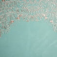 thumbnail image 2 of Zelouf Scrollwork Border Embroidery On Rayon  , Sewing, DIY, Crafts Fabric by the Yard, Sage/sand, 3 Yard, 2 of 2