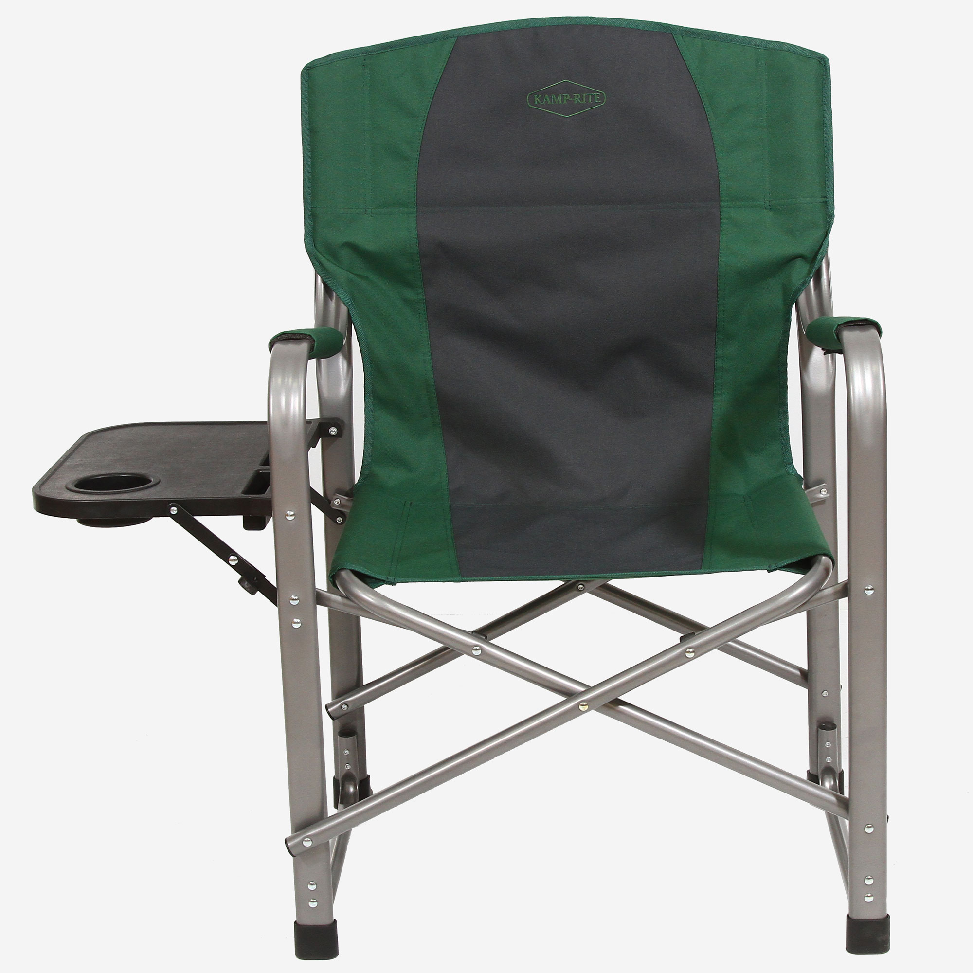Kamp-Rite Director's Chair Outdoor Camping Folding Chair with Side Table, Green - image 3 of 4