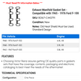 thumbnail image 2 of Exhaust Manifold Gasket Set - Compatible with 1965 - 1976 Ford F-100 1966 1967 1968 1969 1970 1971 1972 1973 1974 1975, 2 of 2