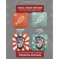 thumbnail image 2 of Play Platoon Pro Cornhole Bags Set of 8 - Professional Dual Sided Slick and Sticky Side Competition Corn Hole Bags - Tournament Series 4 Vintage Blue & 4 Red (Honest Abe), 2 of 9