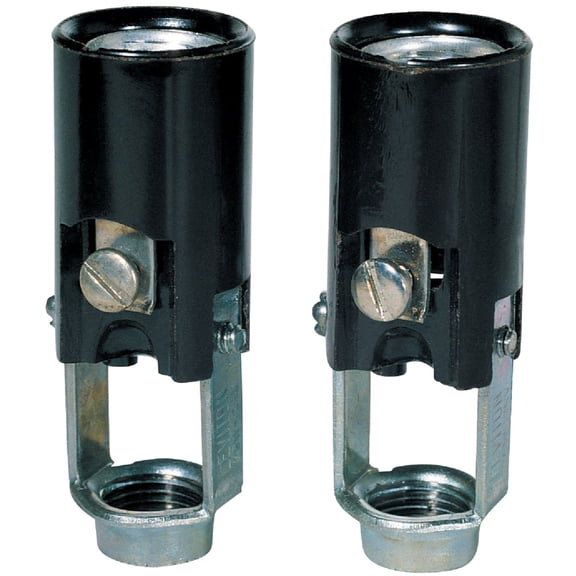Westinghouse Keyless Candelabra Base Black Lamp Socket 70403