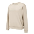 thumbnail image 4 of BODOAO Oversized Sweatshirt for Women,2025 Fall Casual Crewneck Pullover Sweatshirt Soft Comfy Long Sleeve Sweatshirt Loose Fit Cute Hoodies Y2K Tunic Tops Sweaters Comfy Fall Fashion Outfits Beige L, 4 of 9
