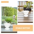 thumbnail image 3 of SEWCHICS 2 Pcs Jardinières Urne en Plastique Blanc pour Rangement de Plantes Intérieur et Extérieur Sans Sol, 3 of 8