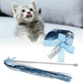 thumbnail image 4 of Funny Cat Stick, Flexible Lightweight Durable Tease Cat Stick  For Attract Cats' Interest Blue Ring Paper, 4 of 8