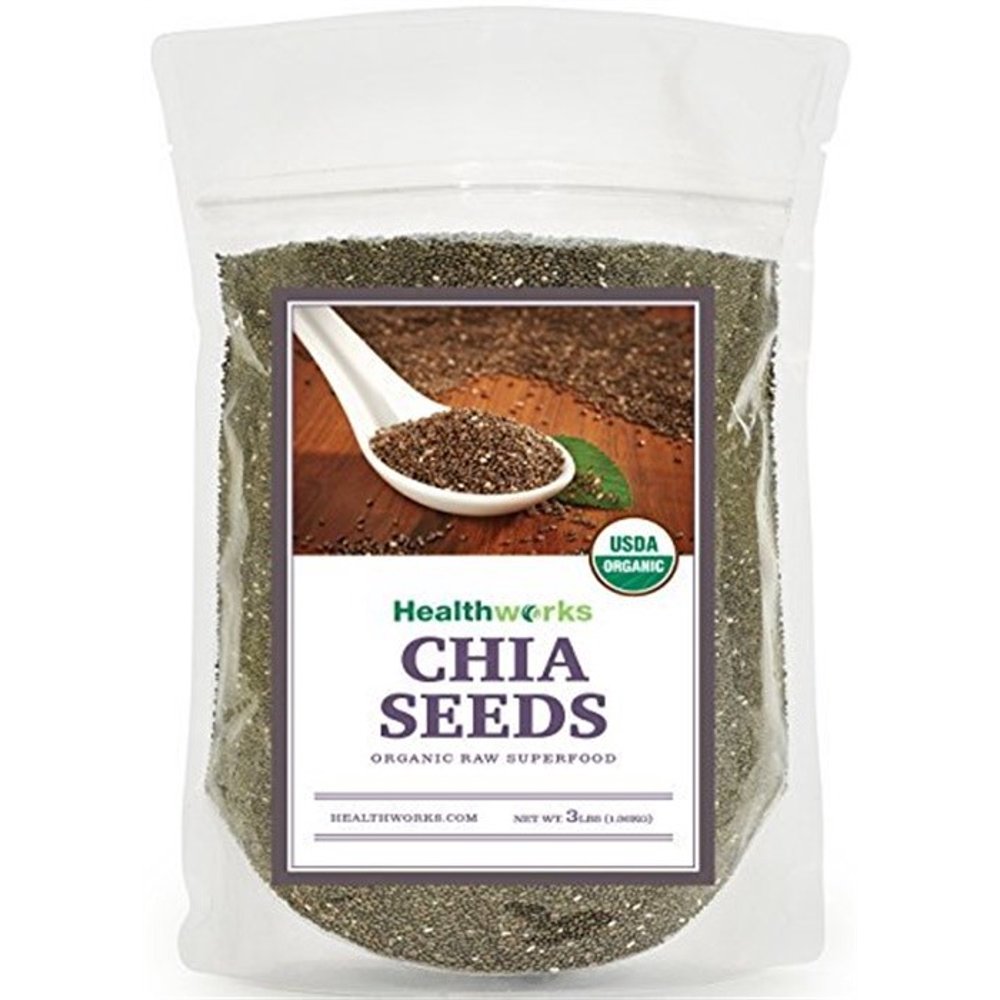 Healthworks Chia Seeds Raw Organic, 3lb