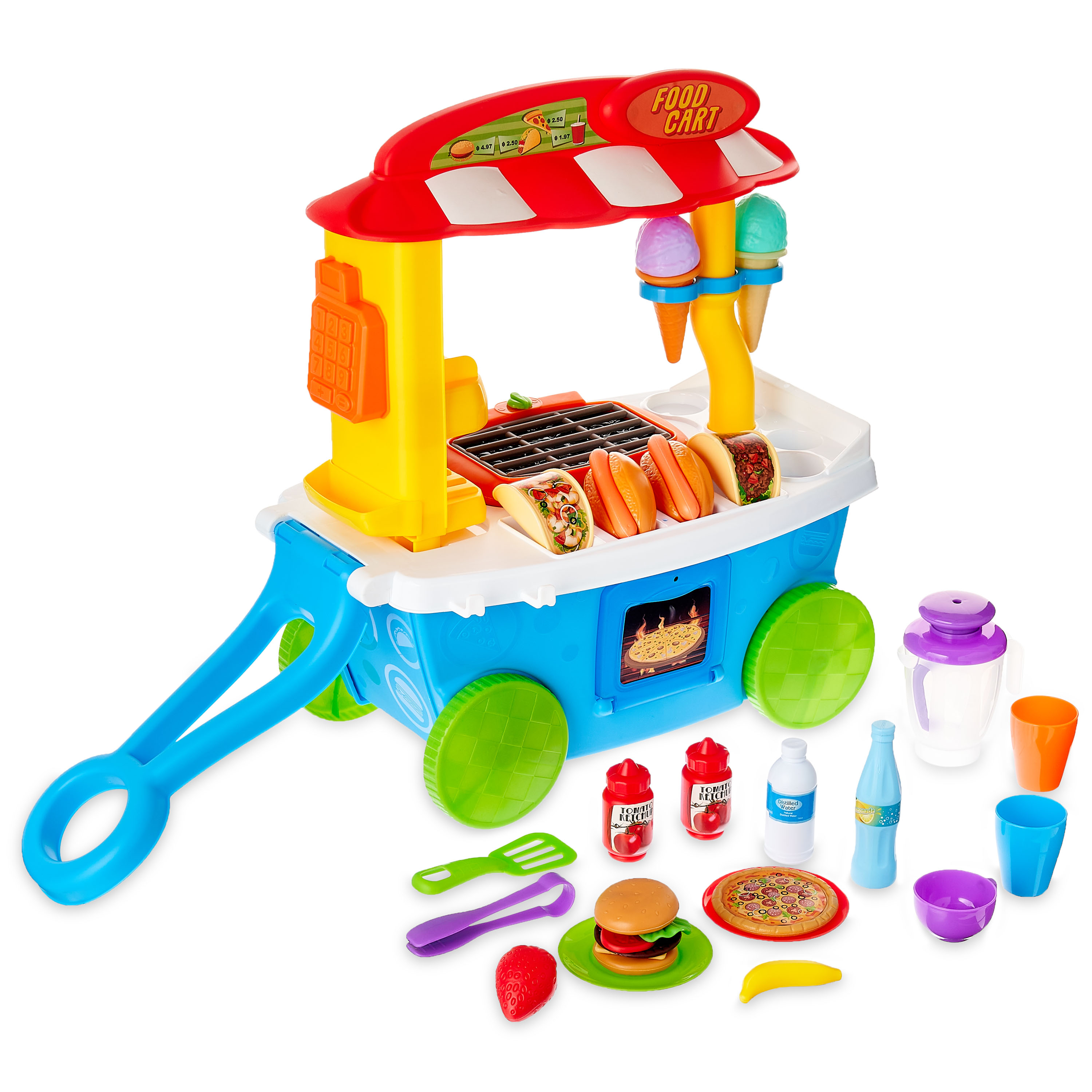 Kid Connection Food Cart Play Set, 35 Pieces photo 1