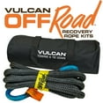 thumbnail image 7 of VULCAN Off-Road Recovery Rope - 7/8 Inch x 20 Foot - Blue Eyes - 28,600 Pound Breaking Strength - Includes Vented Storage Bag, 7 of 7