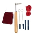 thumbnail image 3 of Juego de Afinación de Piano de 7 Piezas con Bolsa de Almacenamiento, Cinta Amortiguadora Roja de Alta Eficiencia, Accesorios para Instrumentos, Amorti, 3 of 6