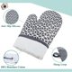 thumbnail image 4 of Oven gloves, 550 heat-resistant silicone kitchen gloves, kitchen non slip silicone handle, kitchen gloves, oven, pastry, barbecue., 4 of 4