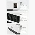 thumbnail image 4 of Wall Air Conditioner, Electric Air Conditioner Cooling Heating Wall Mount, Portable Air Conditioner, With Remote Control, White, Temperature Protection, Timer, Air Cooling, Heater, 4 of 8