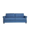 thumbnail image 3 of Kingway Furniture Glory Microfiber Storage Living Room Sofa in Blue, 3 of 3