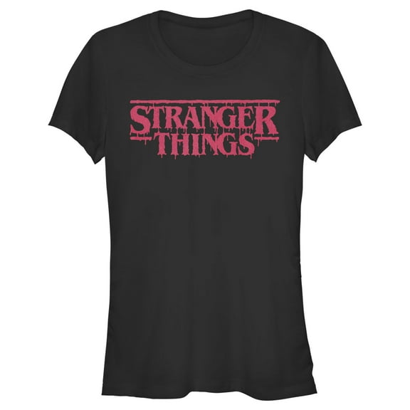 Netflix Junior's Stranger Things Dripping Logo Graphic T-Shirt
