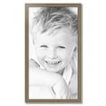 thumbnail image 2 of ArtToFrames 20" x 37" Aged White Gold Picture Frame, 20x37 inch Silver Wood Poster Frame (WOM-2036),  Pack, 2 of 7