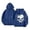 Dark Blue, variant on Womens Full Hooded Hoodies With Graphic Print Back Print Casual Hoodies With Pocket Relaxed Fit Outdoor Edgy Street Style Pullover