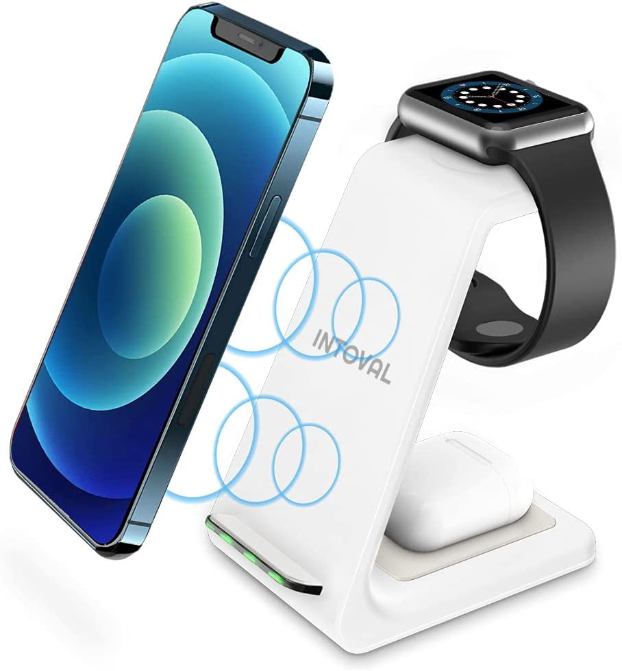 4 in 1 belaidis kroviklis qi-sertifikuota 10w greitai belaidžio įkrovimo  stotis airpods pro\