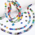 thumbnail image 4 of 156Pcs Handmade Millefiori Glass Beads Strands Mixed Color Spacer Beads Millefiori Lampwork Glass Beads, 4 of 6