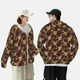 thumbnail image 6 of Gaeub Sunflowers with Skull and Hand Men's and Women's UPF 50+ Long-Sleeved Sun Protection Clothing, Fishing Shirt Long Sleeve Zip - Small, 6 of 9