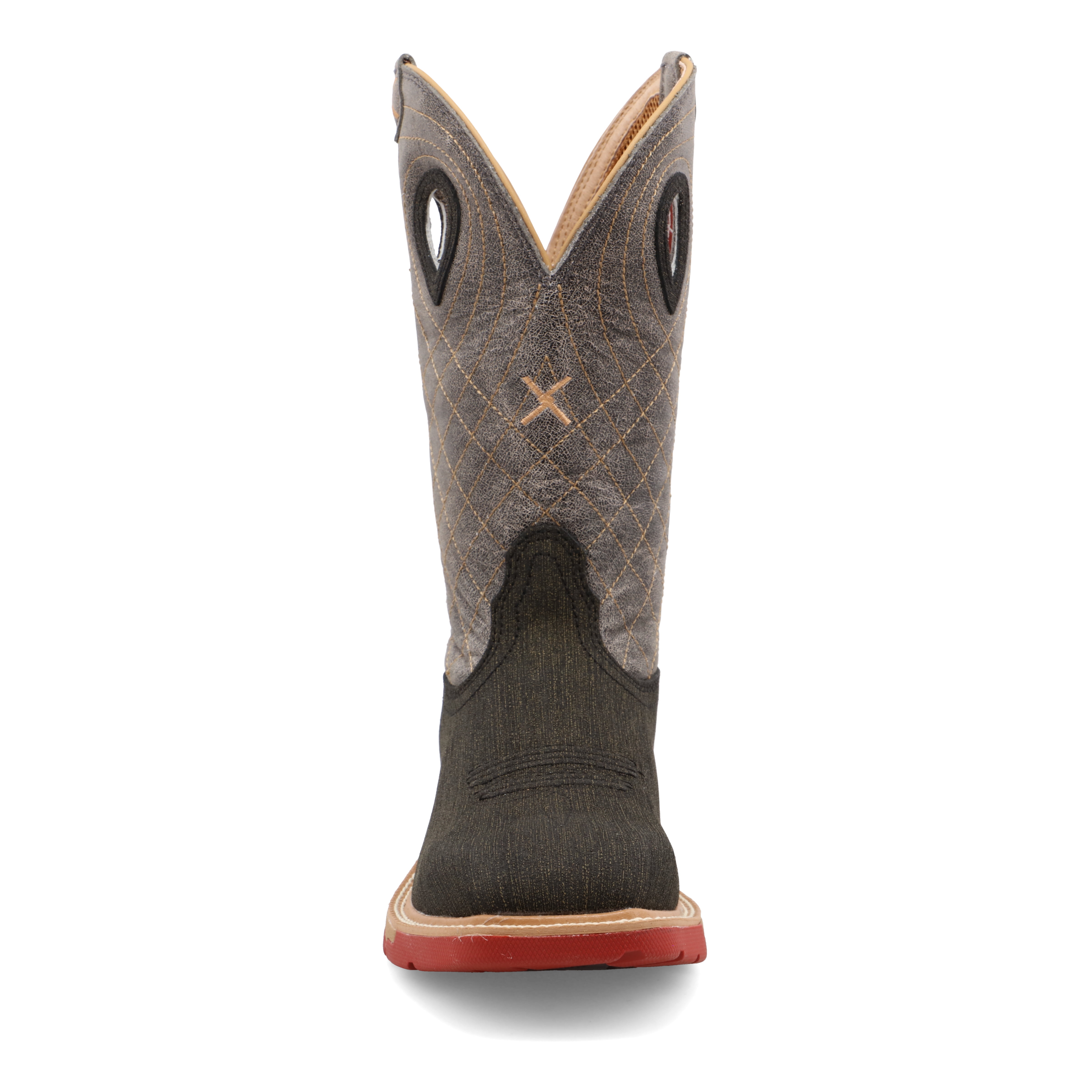 Twisted X Men's 12" Western Work Boot - Charcoal & Grey
