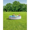 thumbnail image 2 of INTEX 26700EH Prism Frame Premium Above Ground Swimming Pool: 10ft x 30in – SuperTough Puncture Resistant – Rust Resistant – Easy Assemble – 1185 Gallon Capacity – Pool Only, 2 of 7
