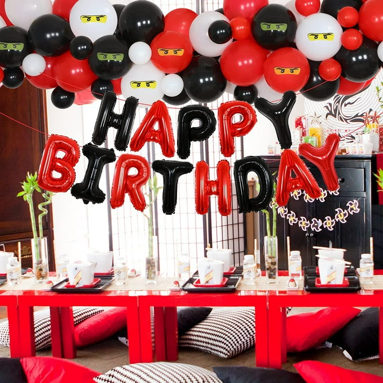 Black, White & Red Birthday Party Ideas, Photo 1 of 6